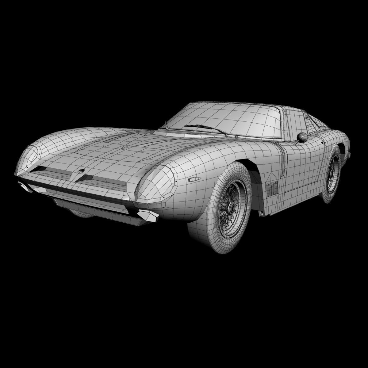 Bizzarrini 5300 GT Targa 3D model_13