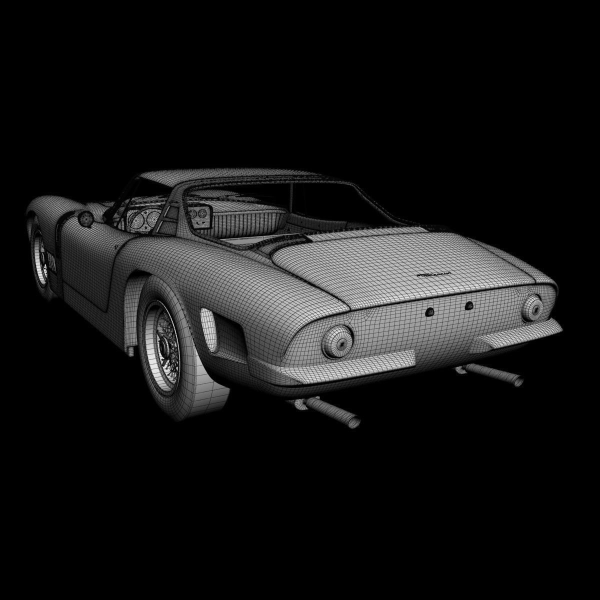 Bizzarrini 5300 GT Targa 3D model_16