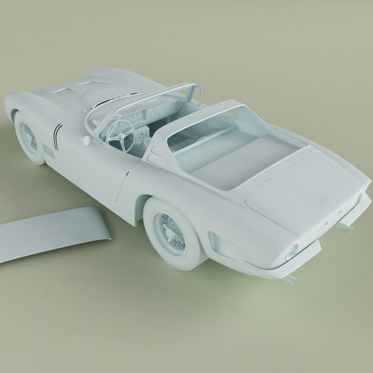 Bizzarrini 5300 GT Targa 3D model_12