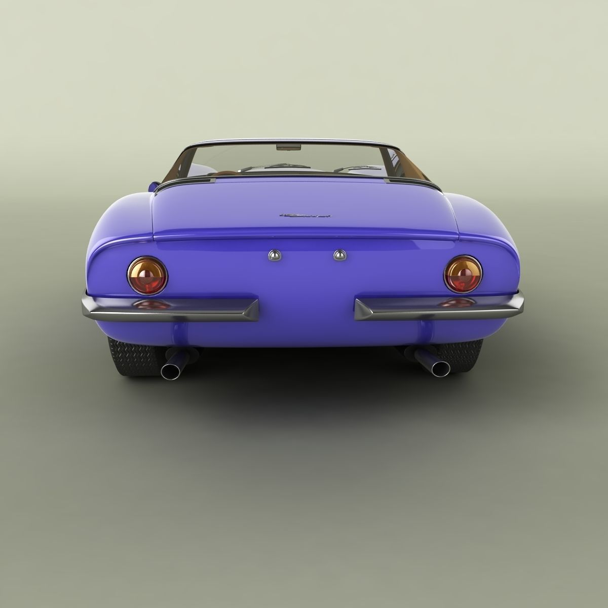Bizzarrini 5300 GT Targa 3D model_3
