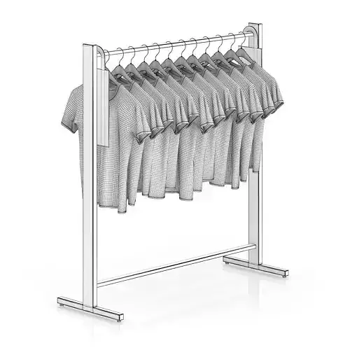 T-shirts on Hangers