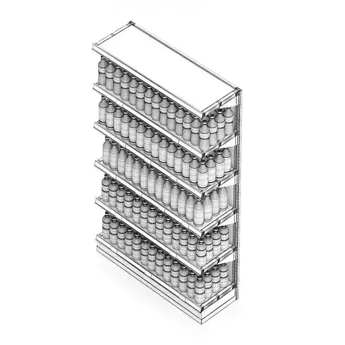 Market Shelf - Bottled drinks 1