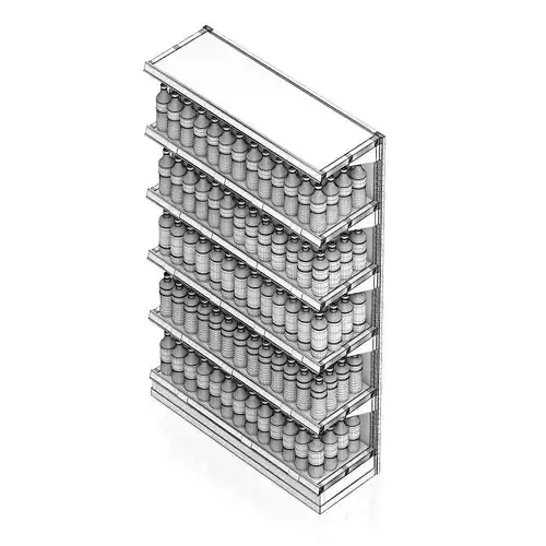 Market Shelf - Bottled drinks 2