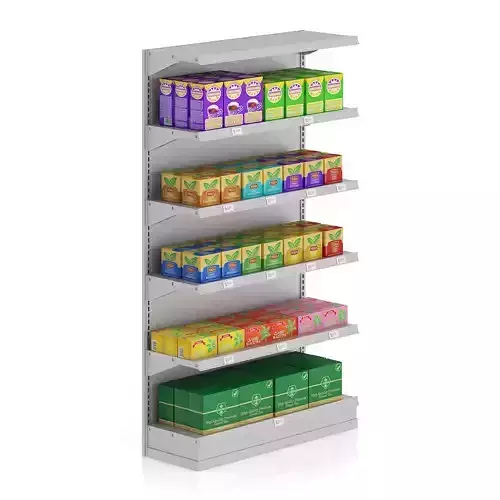 Market Shelf - Teas 3D model