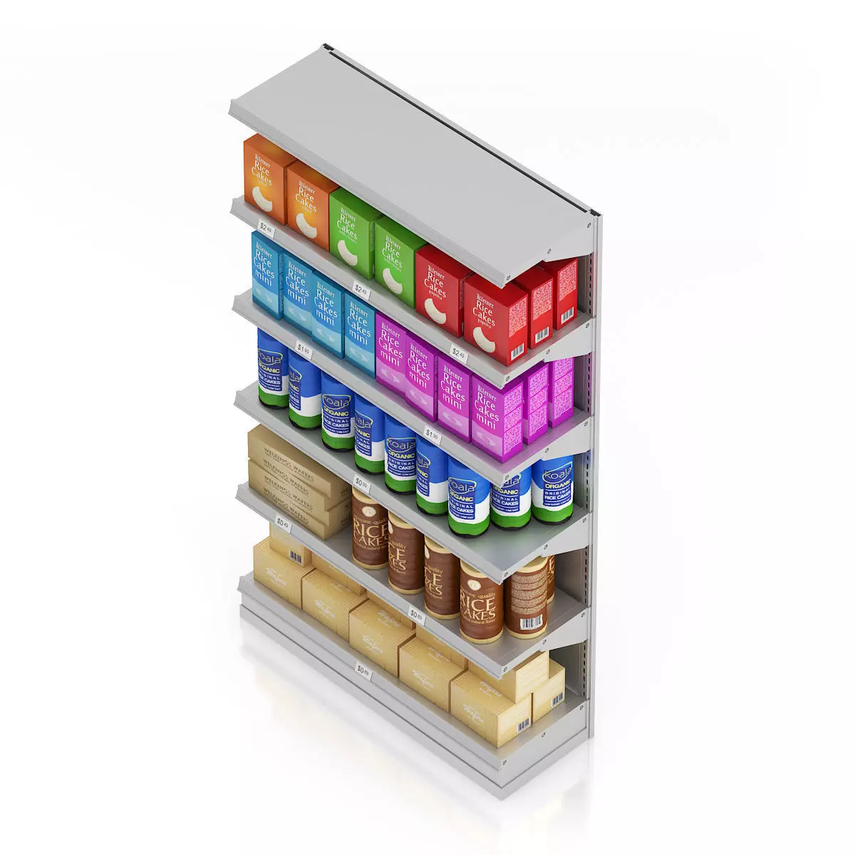 Market Shelf - Wafers 3D model_4