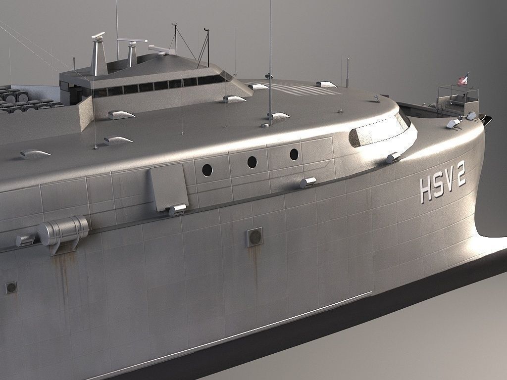US Navy HSV-2 Swift 3D model_5