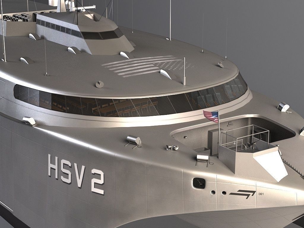 US Navy HSV-2 Swift 3D model_3