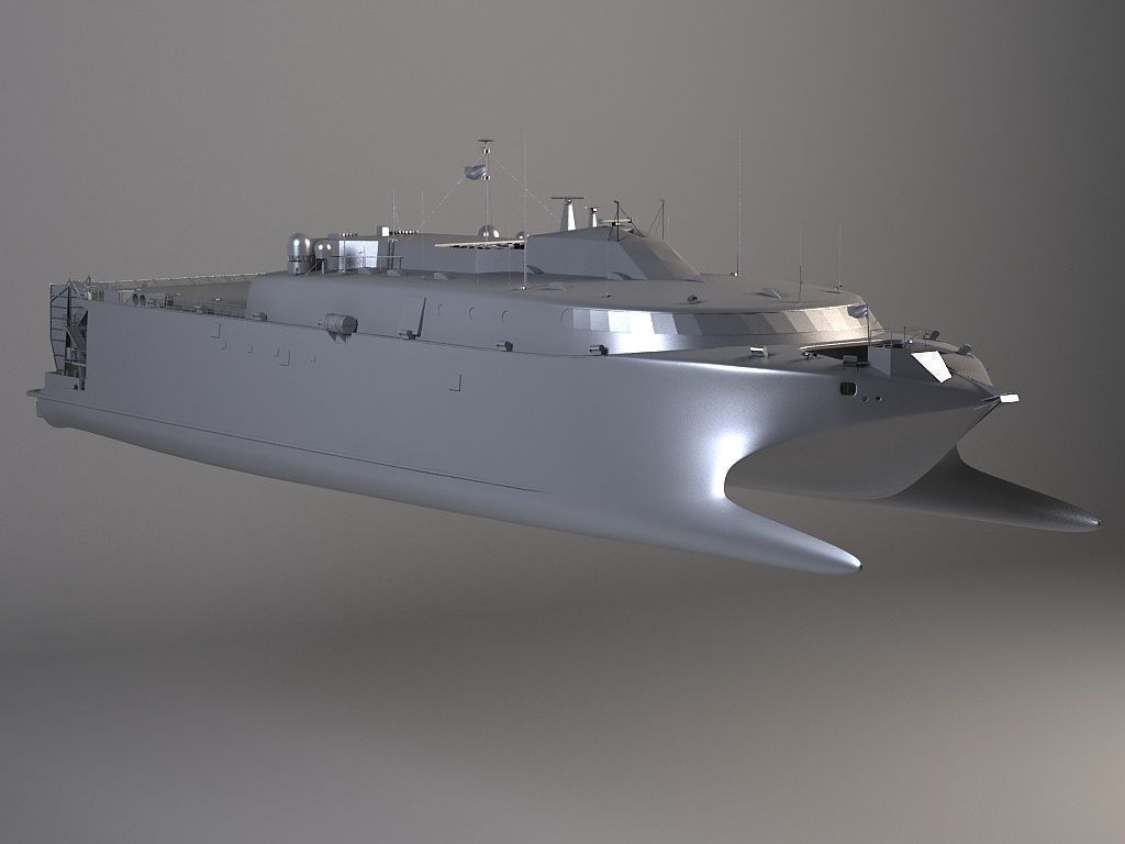 US Navy HSV-2 Swift 3D model_13