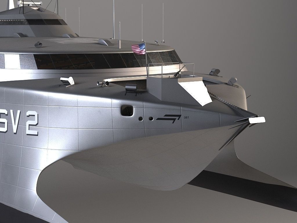 US Navy HSV-2 Swift 3D model_8