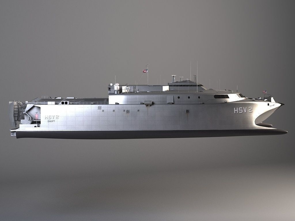 US Navy HSV-2 Swift 3D model_12