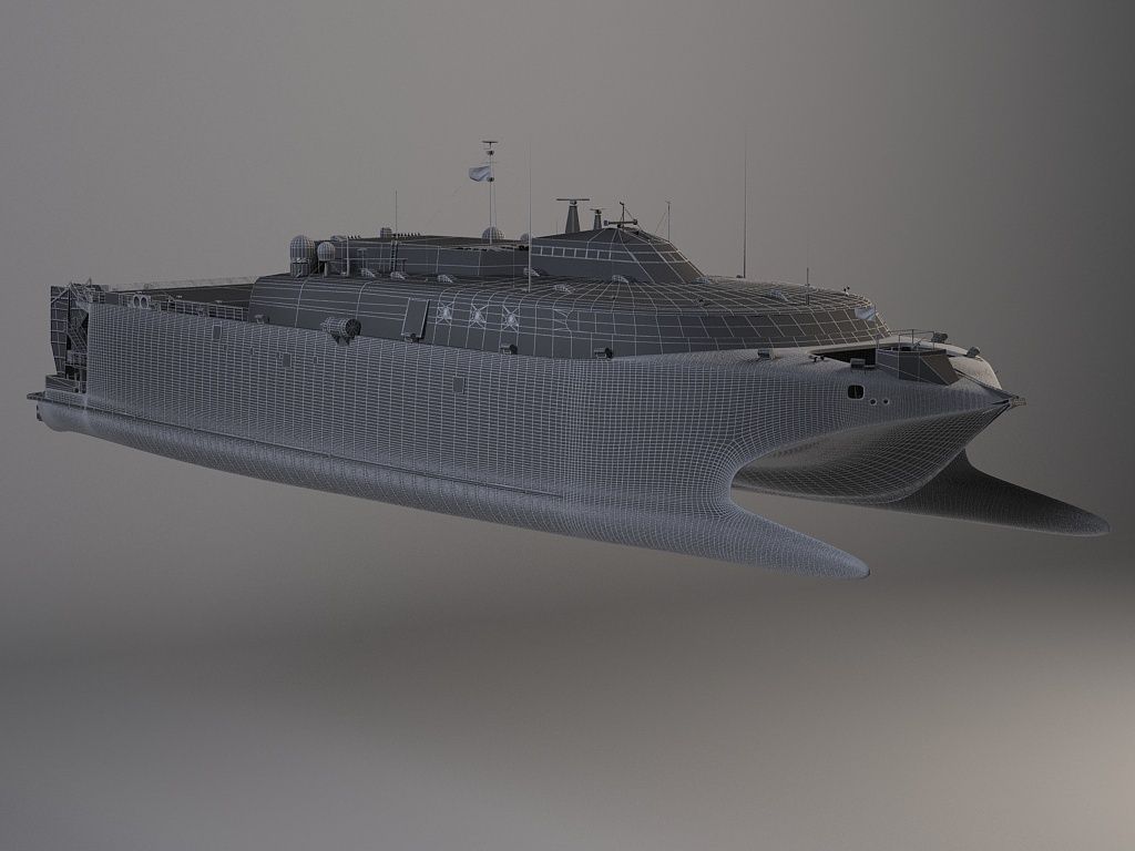 US Navy HSV-2 Swift 3D model_15