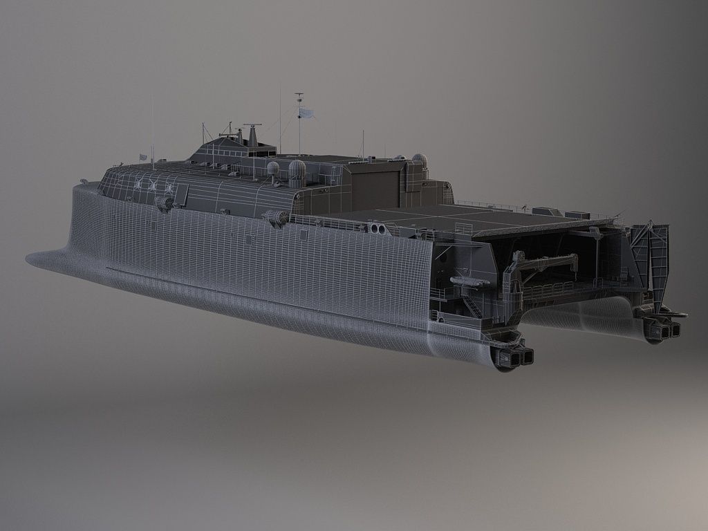 US Navy HSV-2 Swift 3D model_18