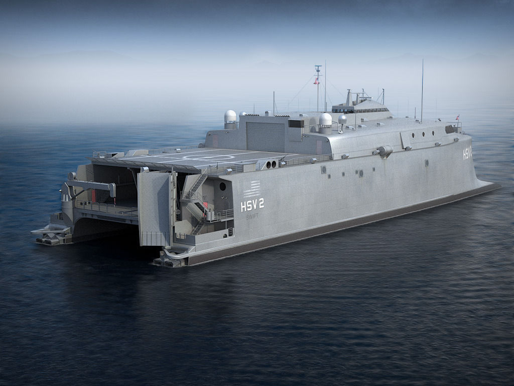 US Navy HSV-2 Swift 3D model_1