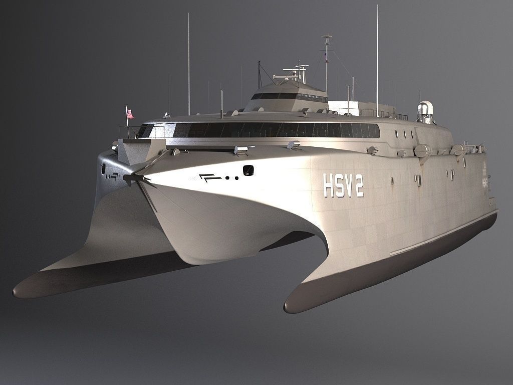US Navy HSV-2 Swift 3D model_2