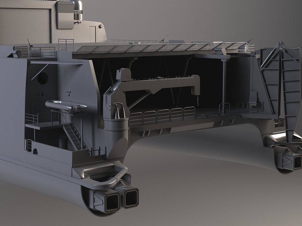 US Navy HSV-2 Swift 3D model_16