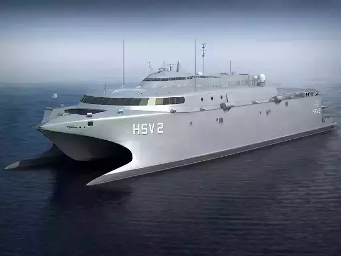 US Navy HSV-2 Swift 3D model