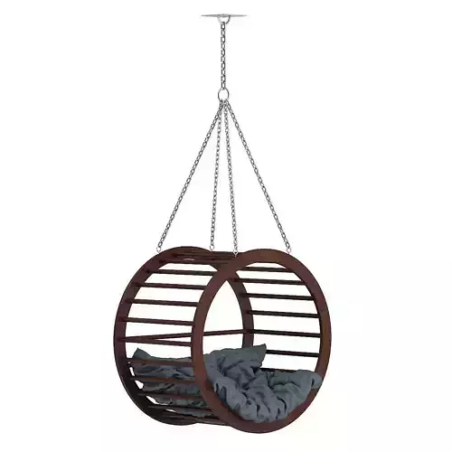 Round Wooden Swing