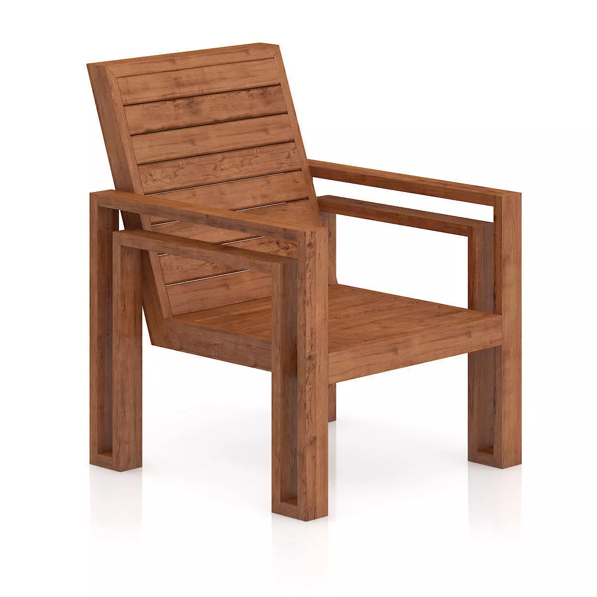 Wooden Chair 3D model