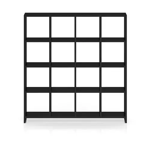 Black Wood Standing Shelves