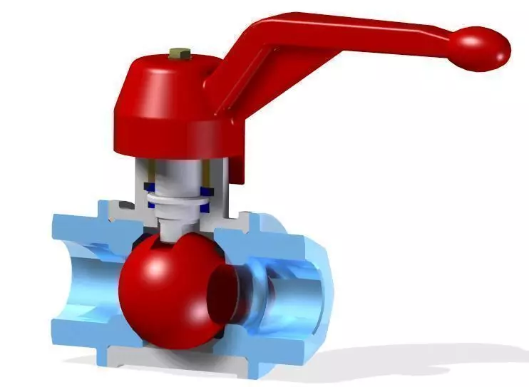 Ball Valve Free 3D model