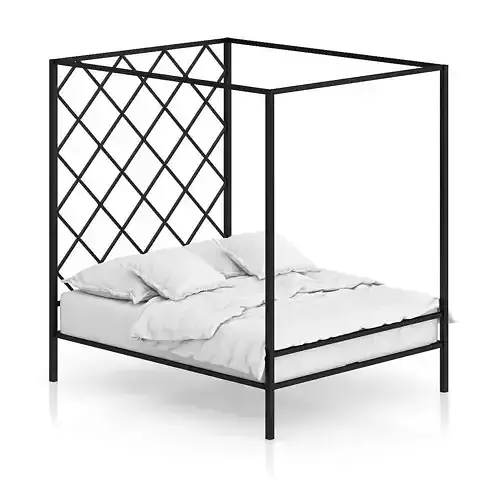 Large Metal Bed