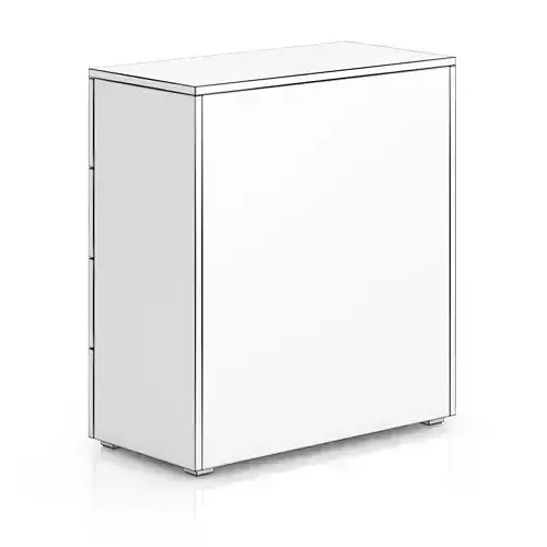 Dark-grey Cabinet with Drawers