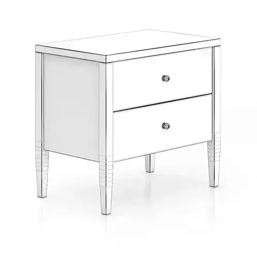 Light Wood Bedside Cabinet