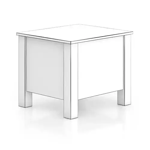 Wooden Bedside Cabinet