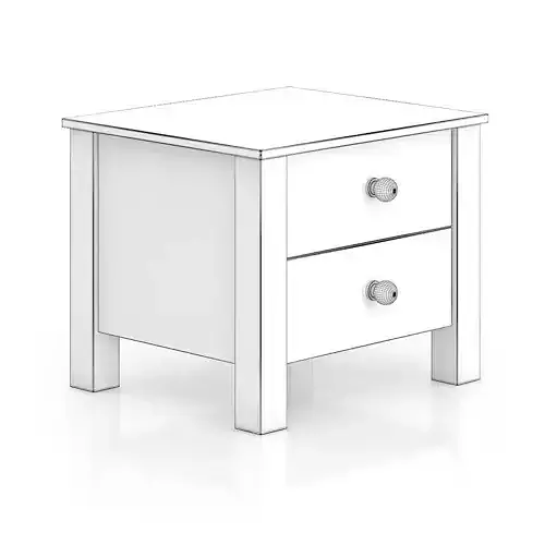 Wooden Bedside Cabinet