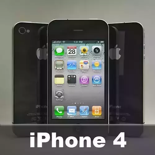Apple iPhone 4 3D model