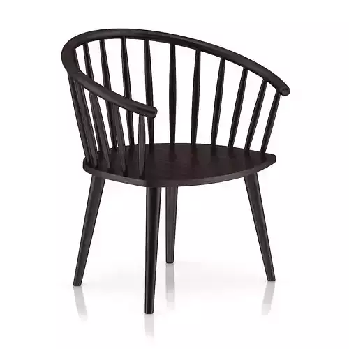 Wooden Chair 4 3D model