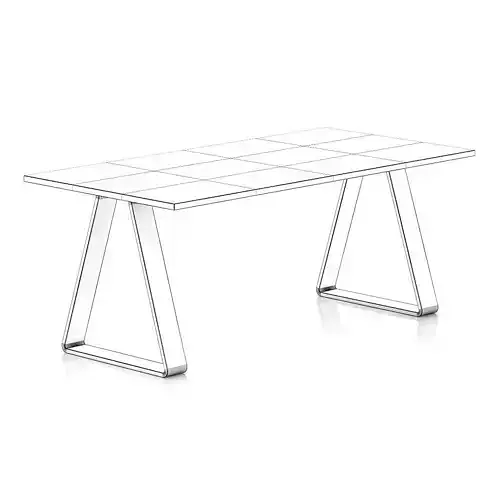 White Wooden Table