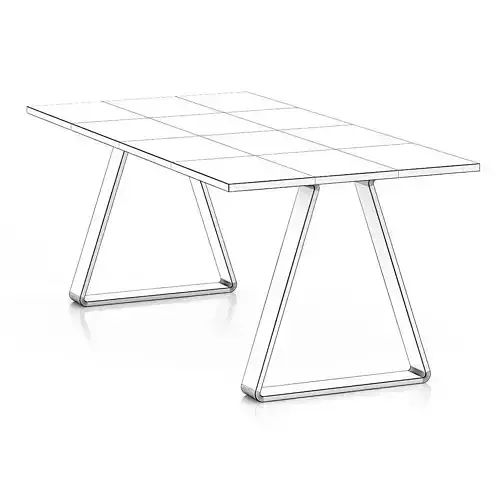 White Wooden Table