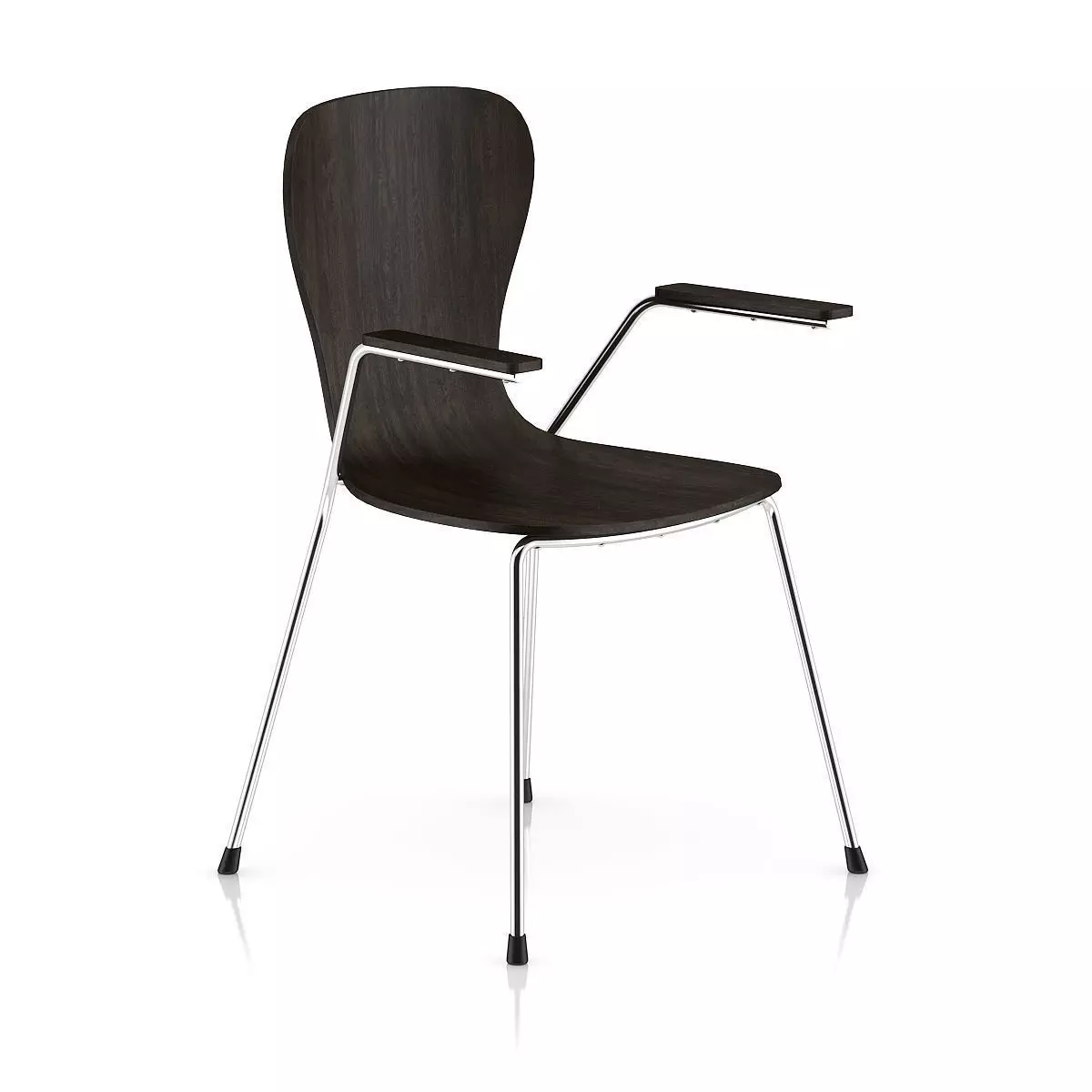 Wood and Metal Chair 2 3D model
