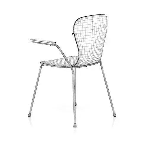 Wood and Metal Chair 2