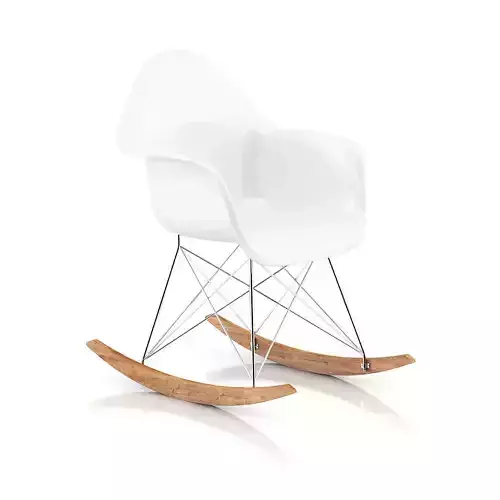White Rocking Chair