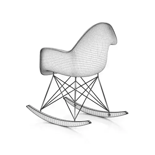 White Rocking Chair