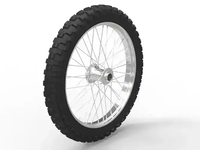 Generic Motorcycle wheel 3D model