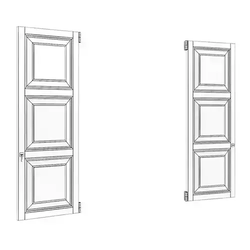 White External Shutters