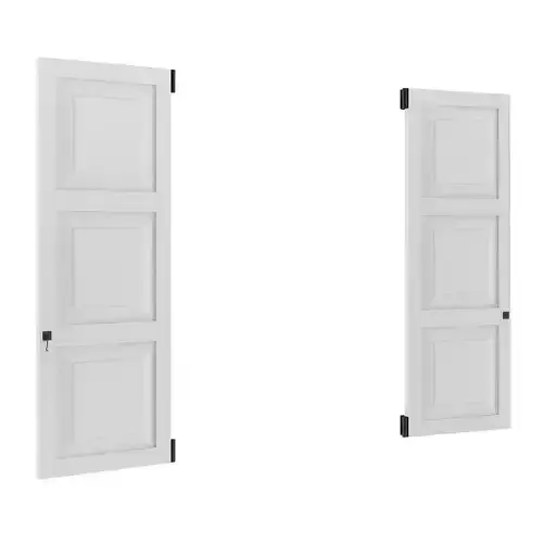 White External Shutters