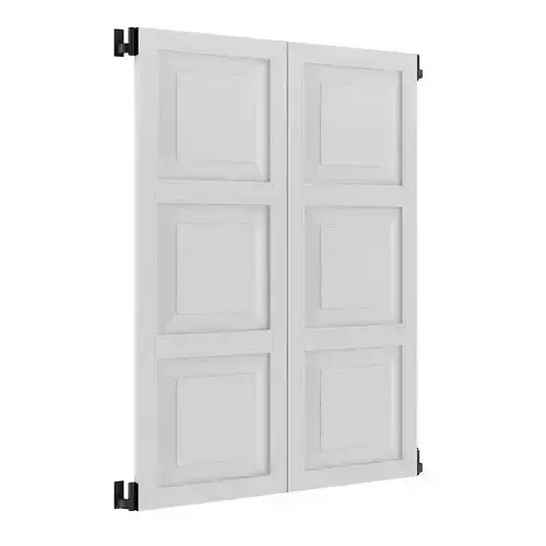 White External Shutters