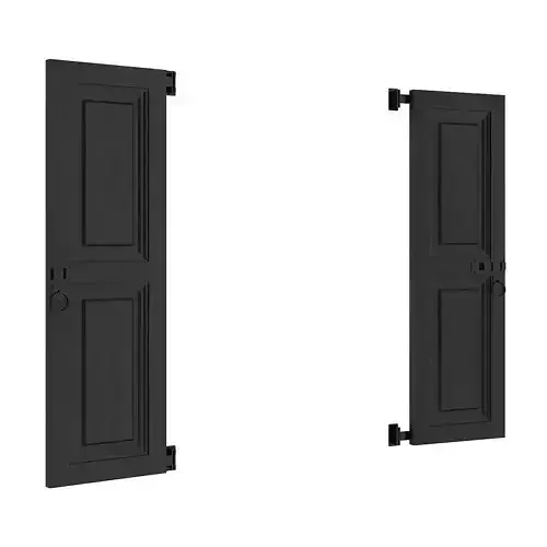 Black External Shutters