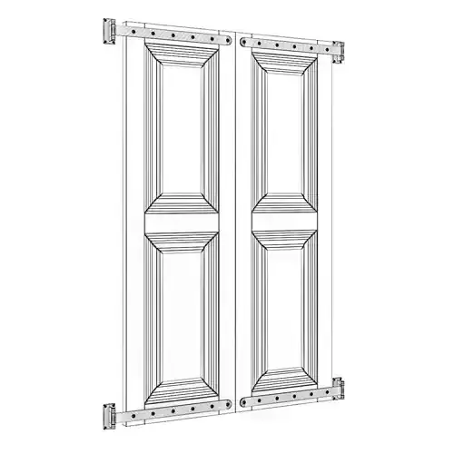 Black External Shutters