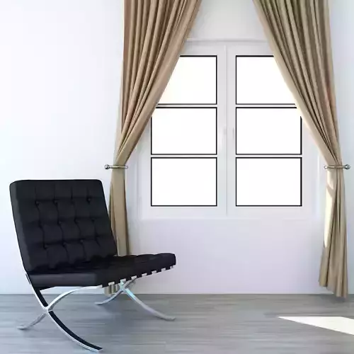 Beige Curtains