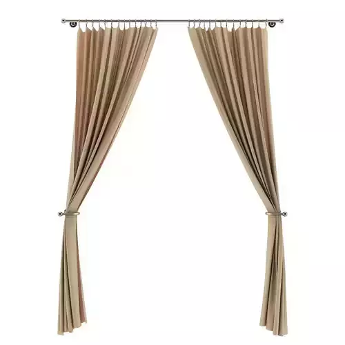 Beige Curtains