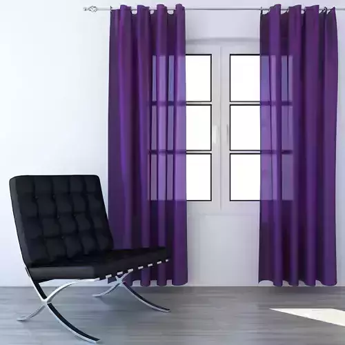 Violet Curtains