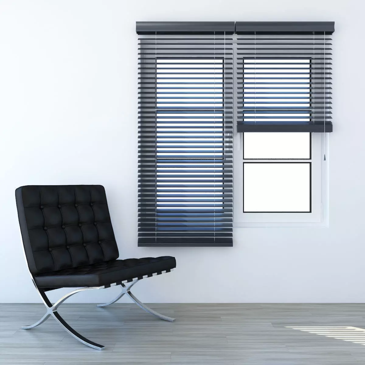  Dark Grey Shutters 3D model_5