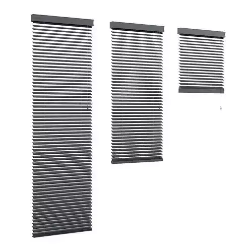  Dark Grey Shutters 3D model