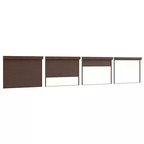Wide Roller Shutters 3D model