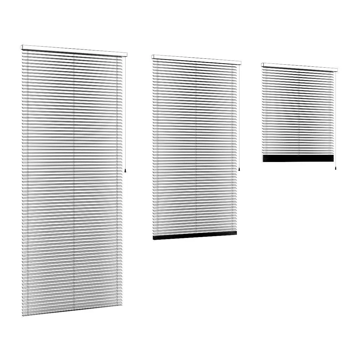 Wooden Shutters 2 3D model_1